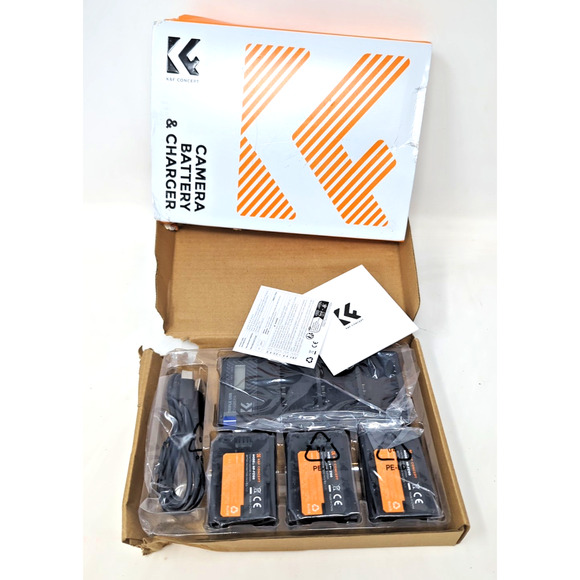 K&F Concept 3 Pack 2280mAh NP FZ100 Battery and Three Slot Charger for Sony - Picture 1 of 3